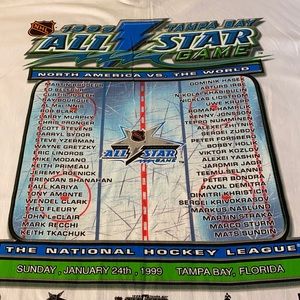 Vintage 1999  Tampa Bay NHL All Star Game Tee Shirt - Adult XXL